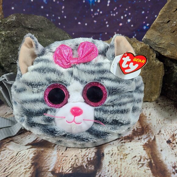 TY Gear beanie  kitty kiKi purseLightly Used Very Good + - Picture 15 of 15